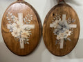 Set of 2 Cream Crosses