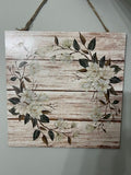 Distressed Wooden Magnolia Sign