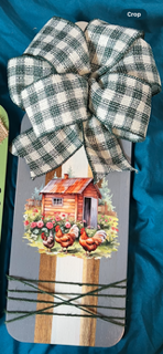 Grey Striped Farmhouse Cutting Board